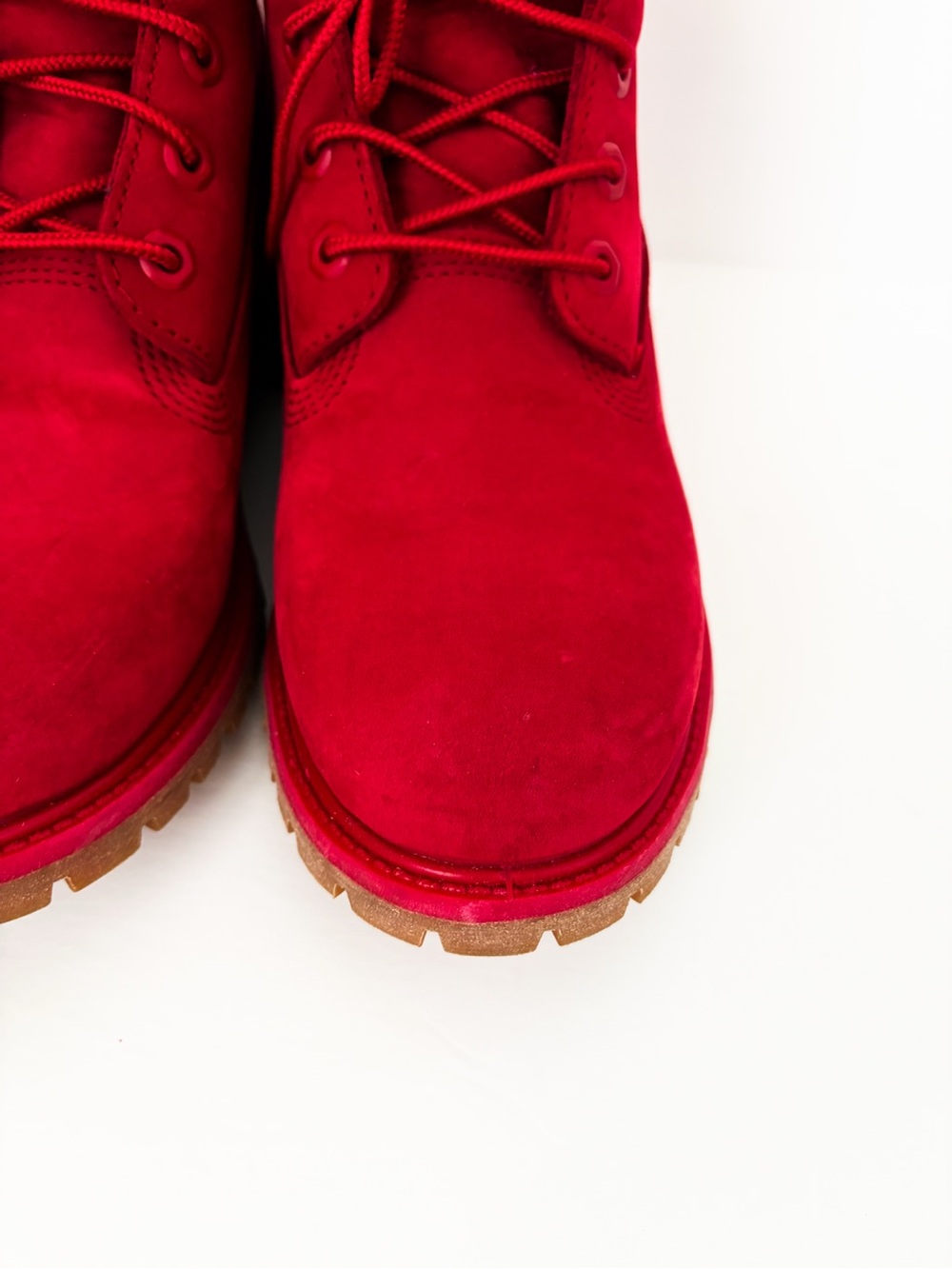 Timberland Men’s 6 Inch Premium Waterproof Boots in Striking Medium Red 9 - Picture 3 of 8